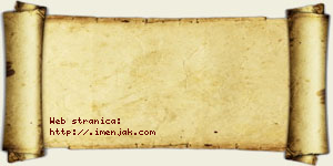 Nikolina Hrnjaković vizit kartica